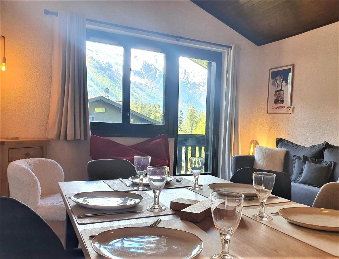 Chamonix Superbe Appartement Vue Mont Blanc Екстериор снимка