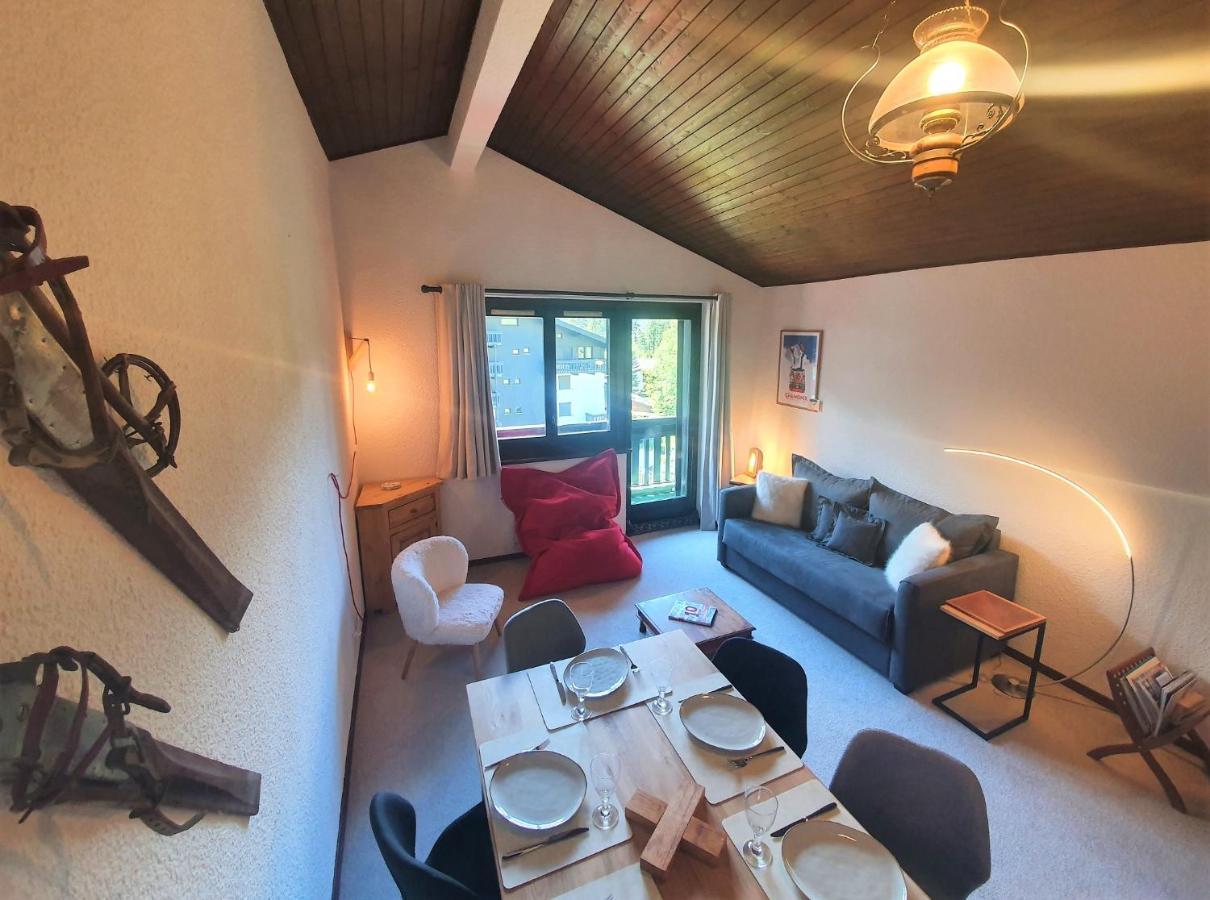 Chamonix Superbe Appartement Vue Mont Blanc Екстериор снимка