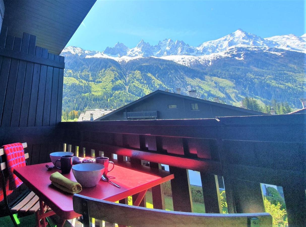 Chamonix Superbe Appartement Vue Mont Blanc Екстериор снимка