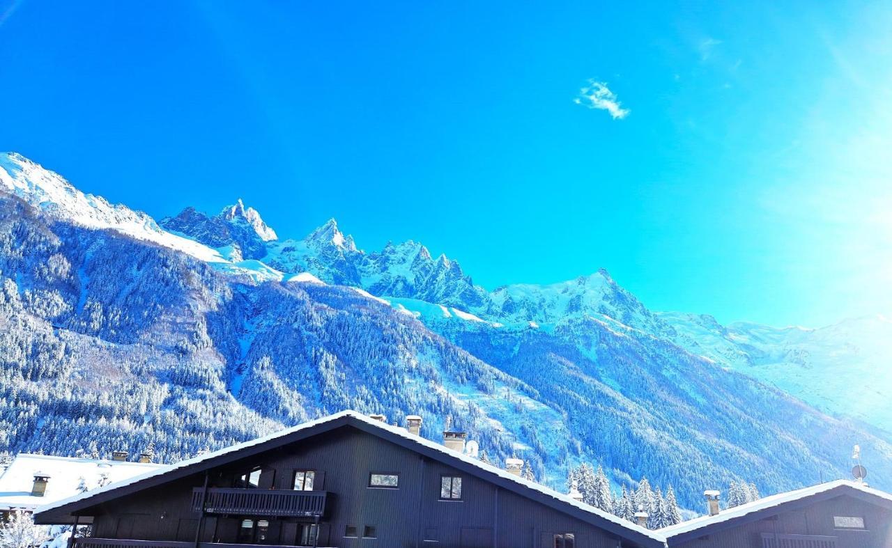 Chamonix Superbe Appartement Vue Mont Blanc Екстериор снимка