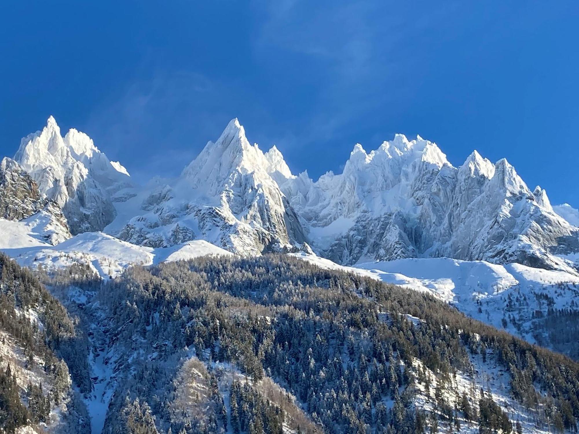Chamonix Superbe Appartement Vue Mont Blanc Екстериор снимка